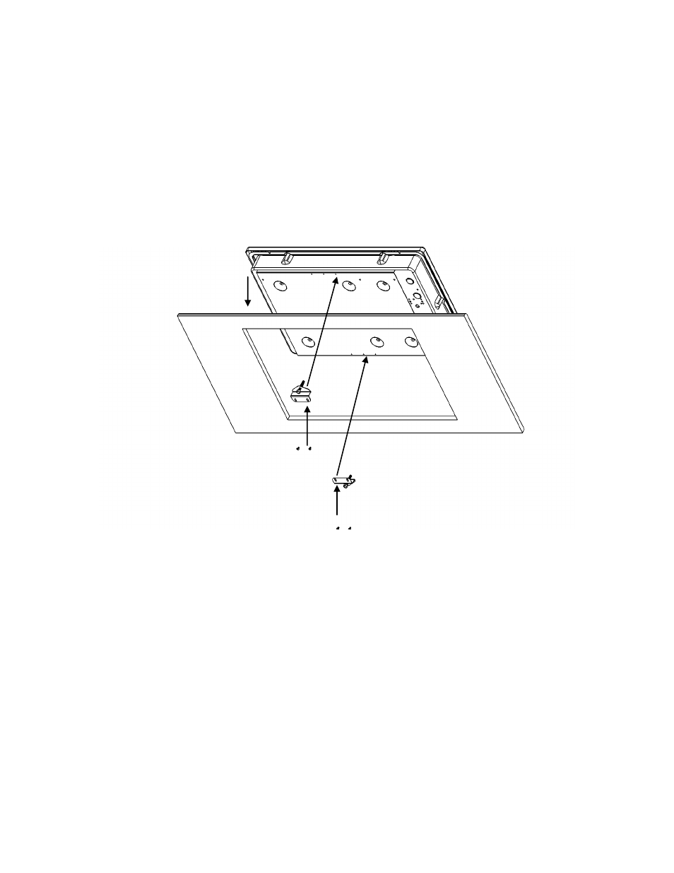 Summit 12 Inch Electric Coil Cooktop Security Brackets for Cooktop Installation User Manual | 1 page