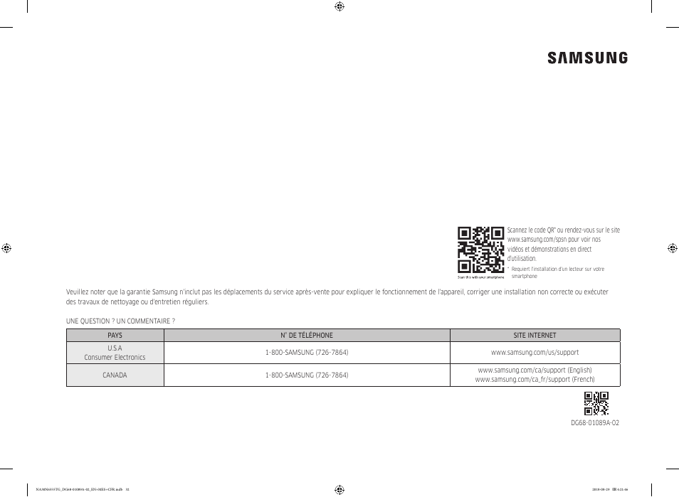 Samsung 36 Inch Gas Smart Cooktop Owner's Manual User Manual | Page 96 / 96