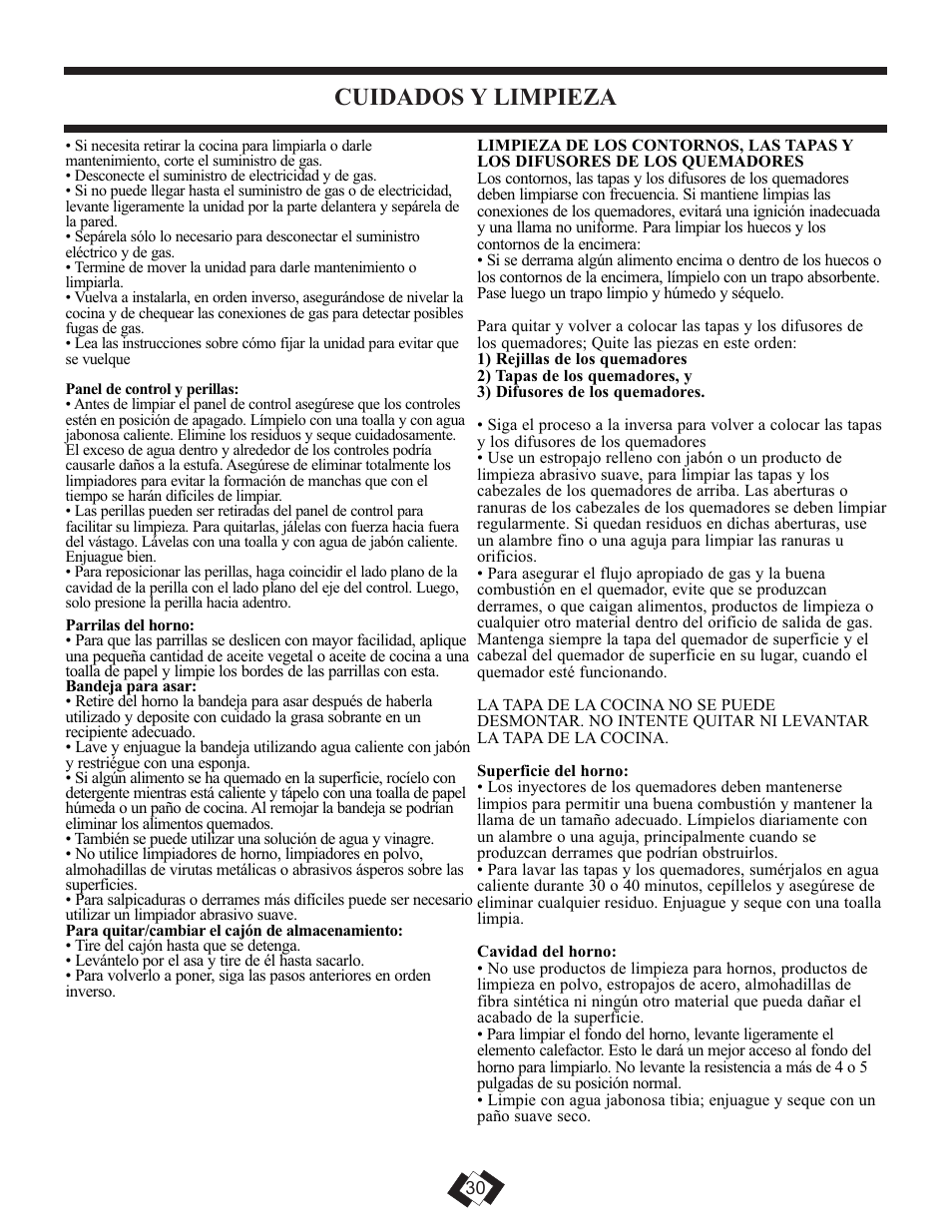 Cuidados y limpieza | Danby DR3009WGLP User Manual | Page 20 / 35