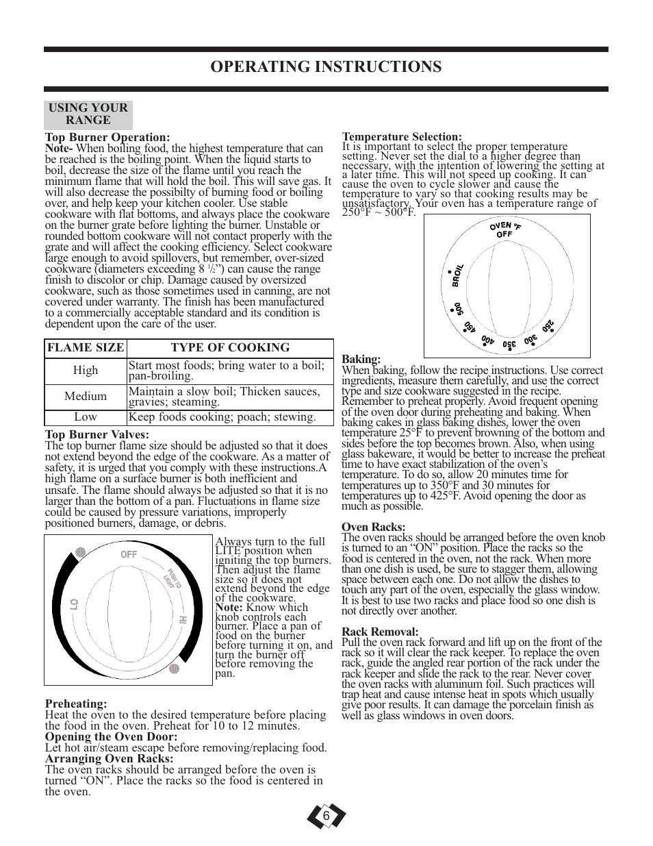 Operating instructions | Danby DR3009WGLP User Manual | Page 7 / 35