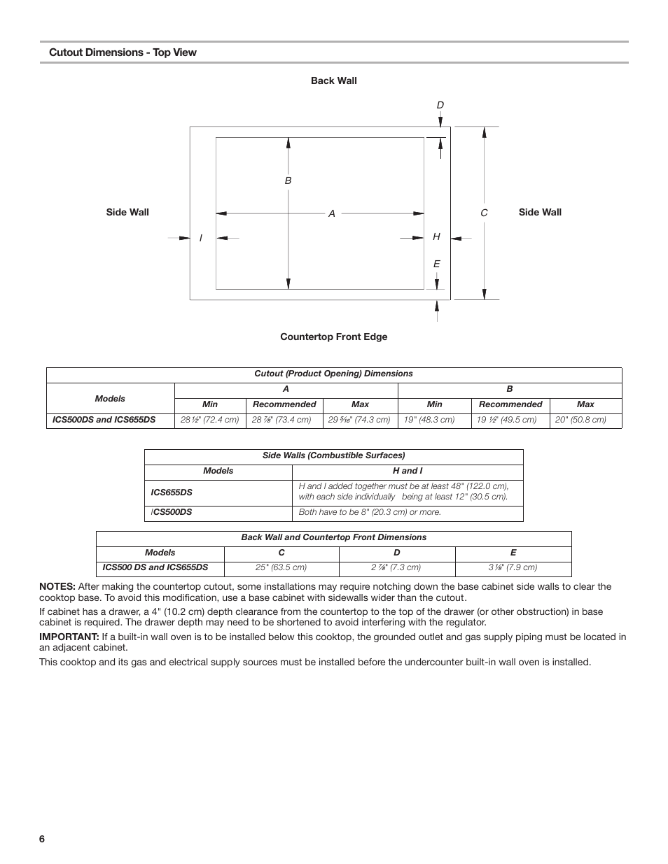 Whirlpool 30 Inch Gas Cooktop Installation Guide User Manual | Page 6 / 23