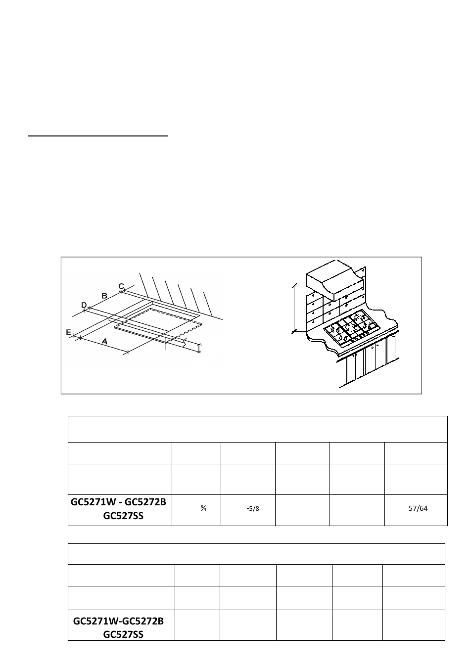 Installation, Dimensions à respecter (en pouces), Dimensions à respecter (en mm) | Summit 30 Inch Gas Cooktop Use & Care Guide User Manual | Page 21 / 32