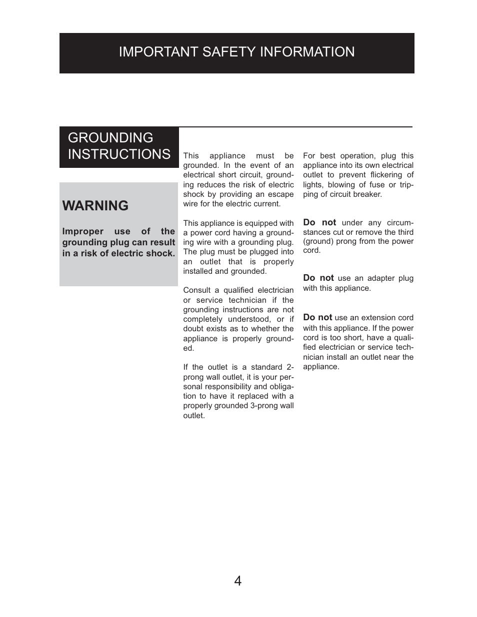 Danby DWC2727BLS User Manual | Page 5 / 34