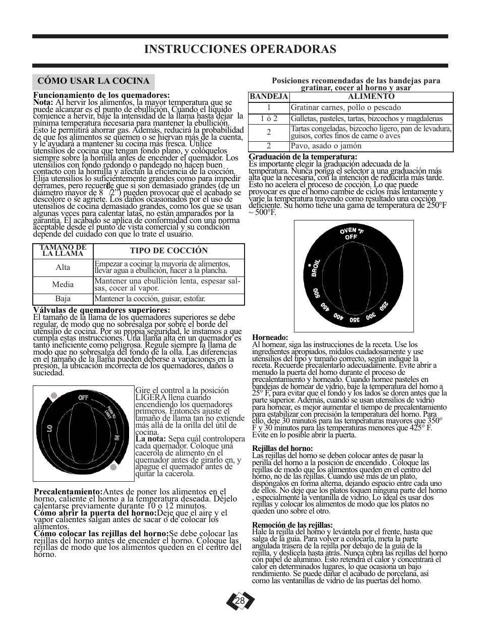 Instrucciones operadoras | Danby DR399BLSGLP User Manual | Page 18 / 35