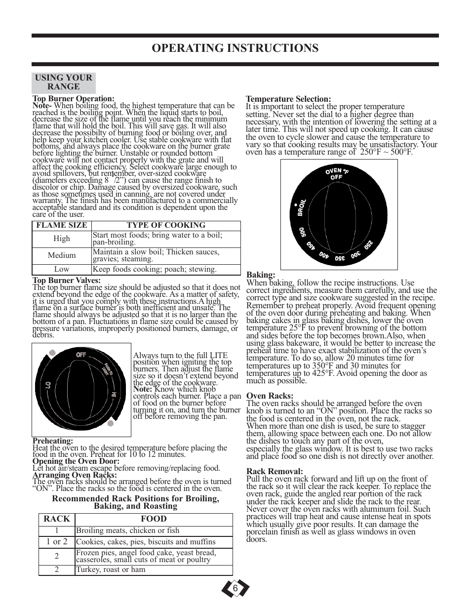 Operating instructions | Danby DR399BLSGLP User Manual | Page 7 / 35