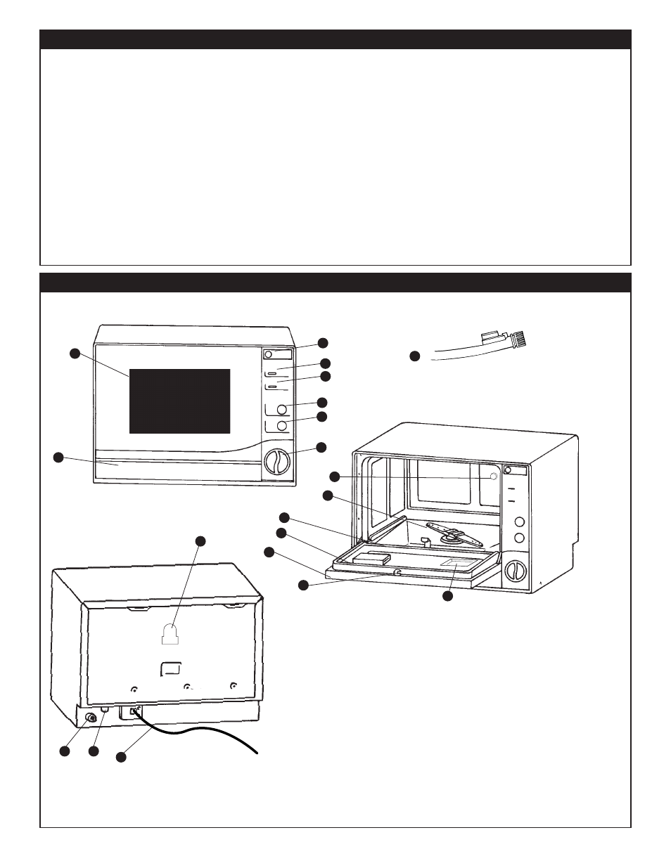 Índice identificatión de las piezas de la unidad, Vista por dentro vista de frente 17, Vista desde atrás | Danby DDW399W User Manual | Page 18 / 25