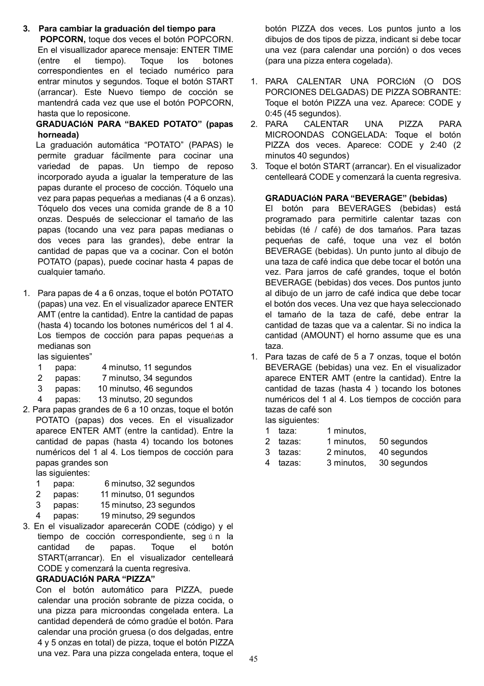 Danby DMW1048SS User Manual | Page 46 / 49