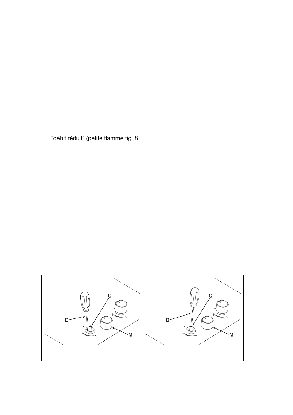 Réglages | Summit 43 Inch Island Gas Cooktop Instruction Manual User Manual | Page 27 / 37