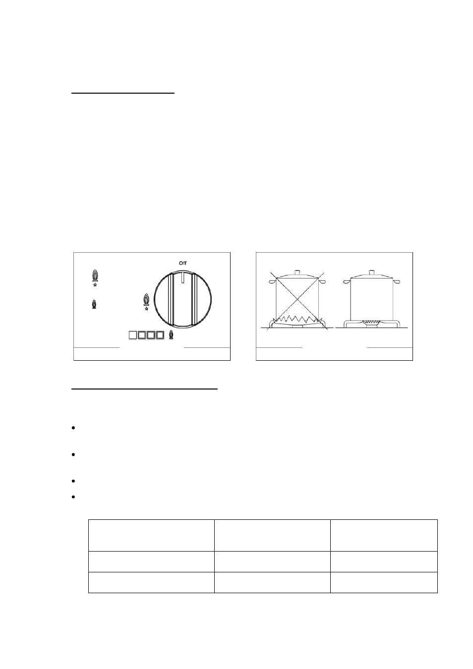 Utilisation de la table de cuisson | Summit 43 Inch Island Gas Cooktop Instruction Manual User Manual | Page 29 / 37