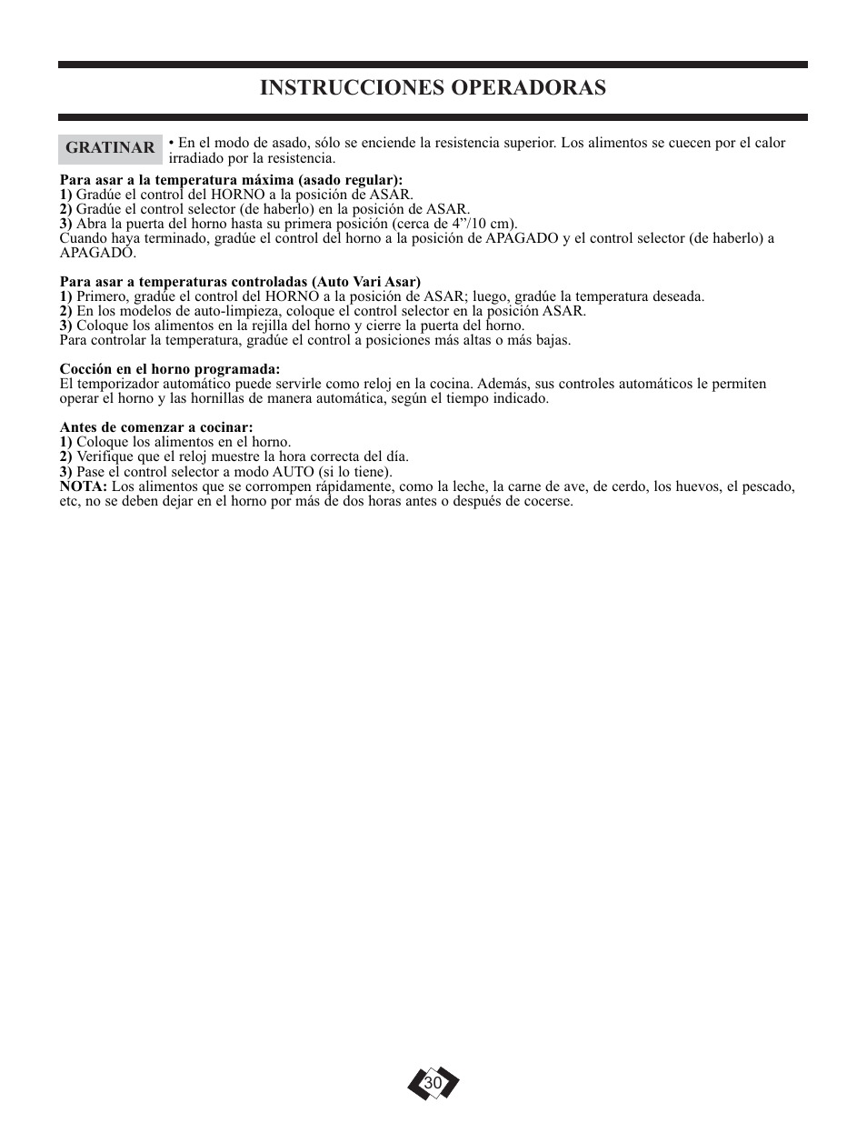 Instrucciones operadoras | Danby DER2009W User Manual | Page 29 / 32