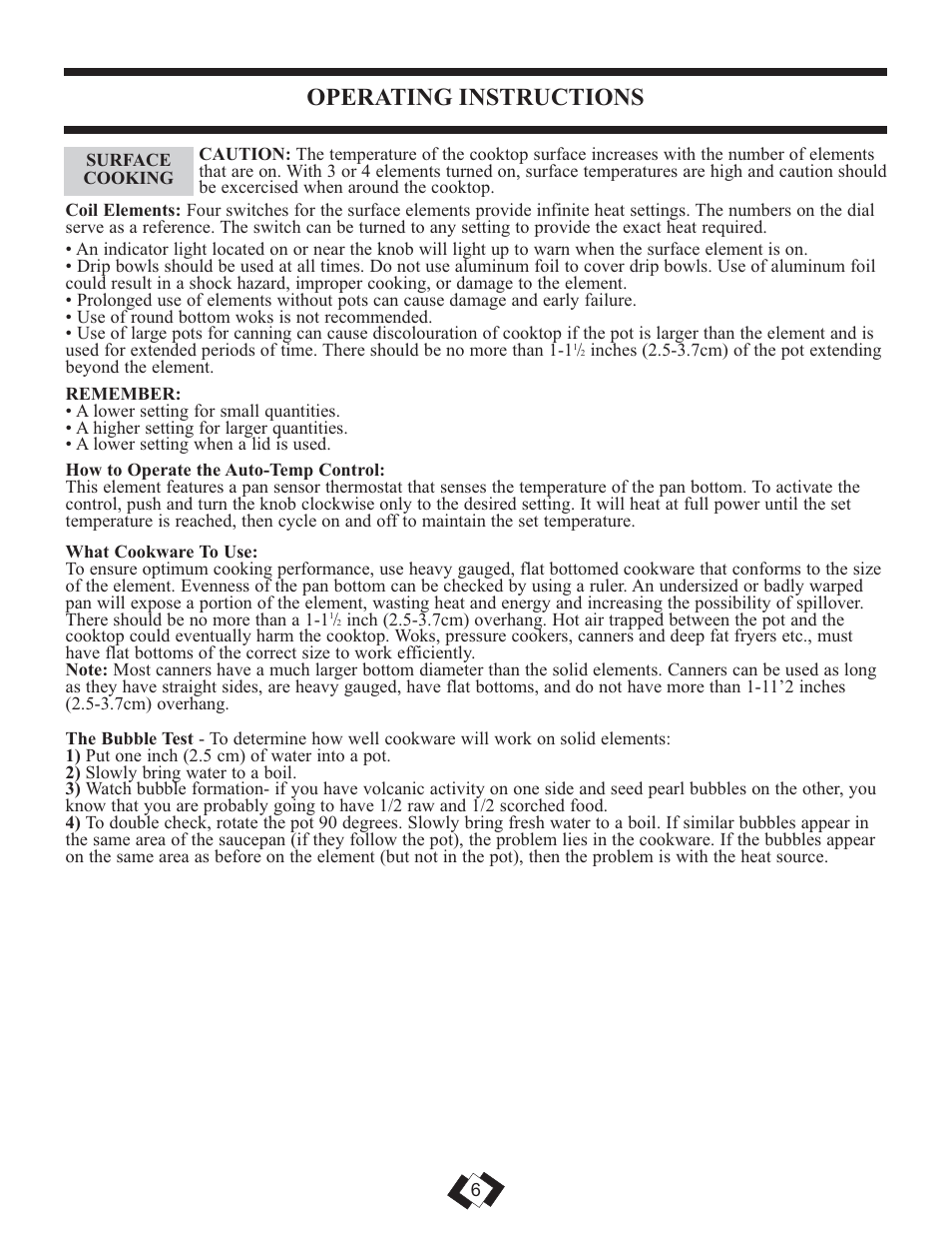 Operating instructions | Danby DER2009W User Manual | Page 7 / 32