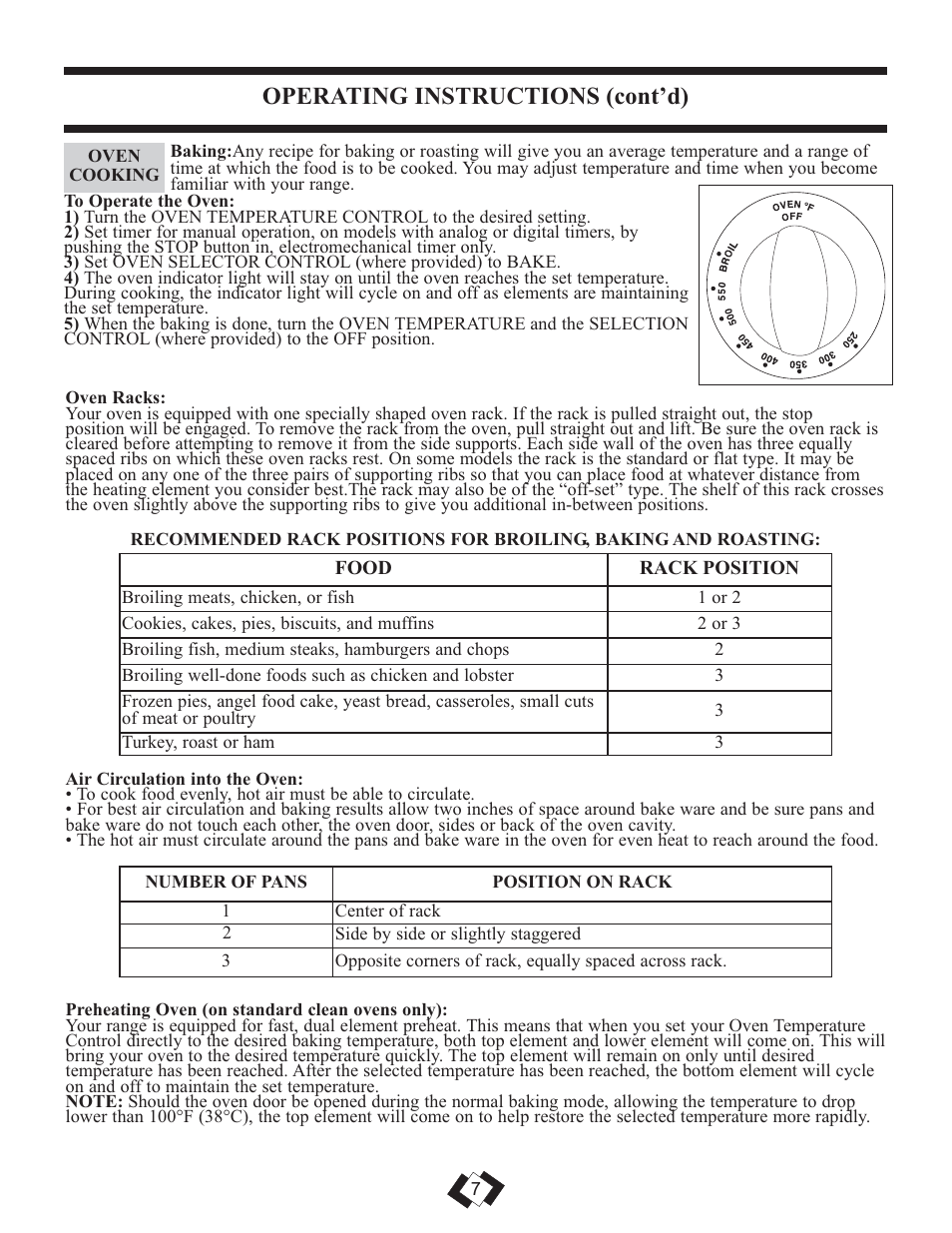 Operating instructions (cont’d) | Danby DER2009W User Manual | Page 8 / 32
