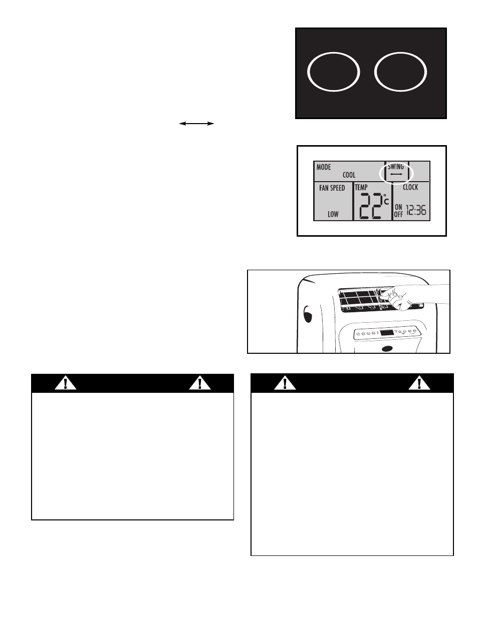 I/o mode fan swi ng run | Danby DPAC10030 User Manual | Page 20 / 65