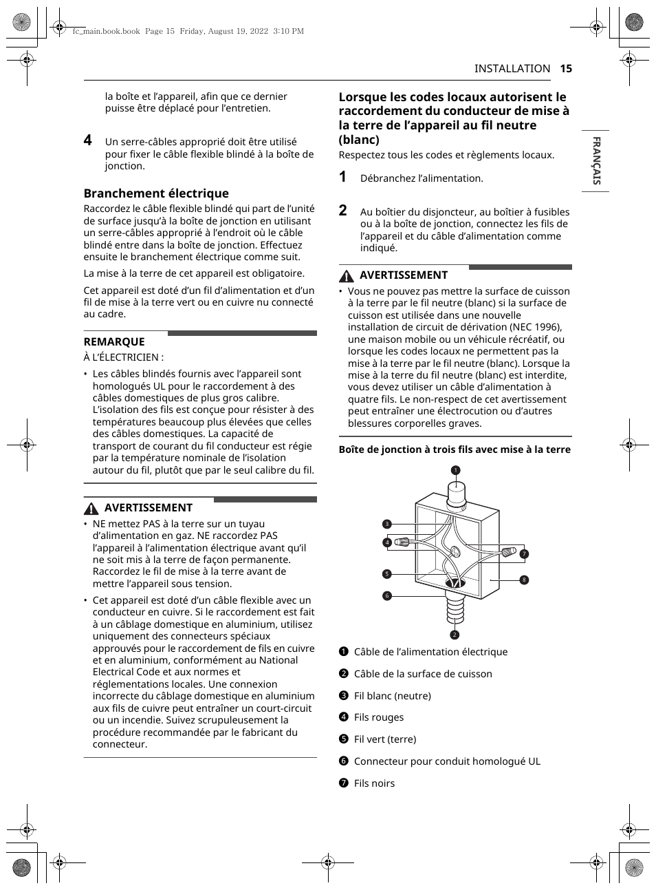 LG Studio 36 Inch Induction Cooktop Owners Guide User Manual | Page 113 / 148