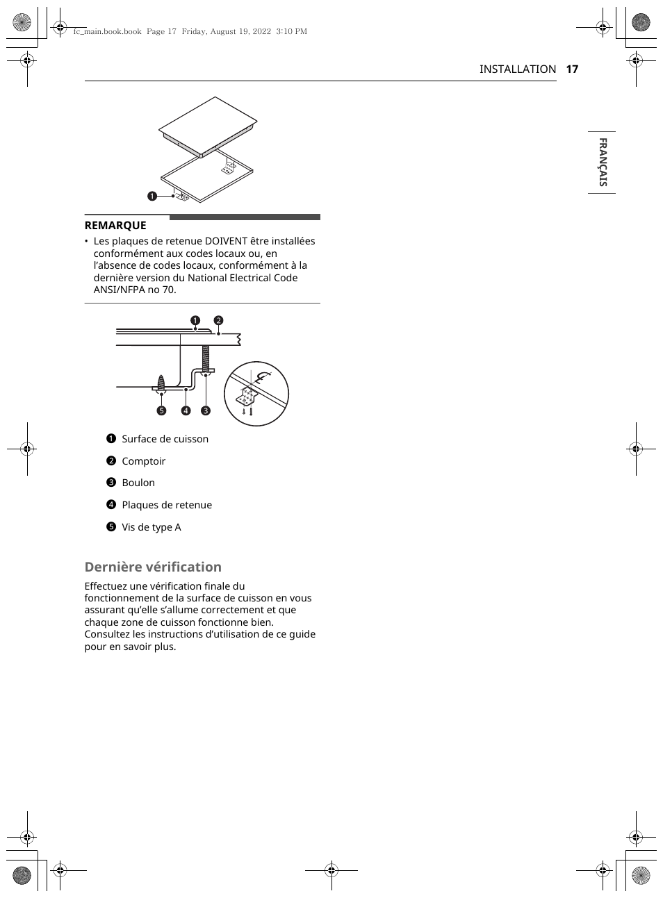 Dernière vérification | LG Studio 36 Inch Induction Cooktop Owners Guide User Manual | Page 115 / 148