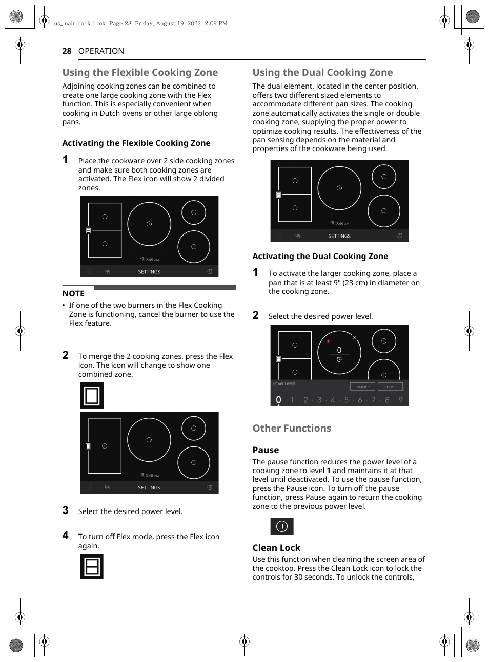 LG Studio 36 Inch Induction Cooktop Owners Guide User Manual | Page 28 / 148