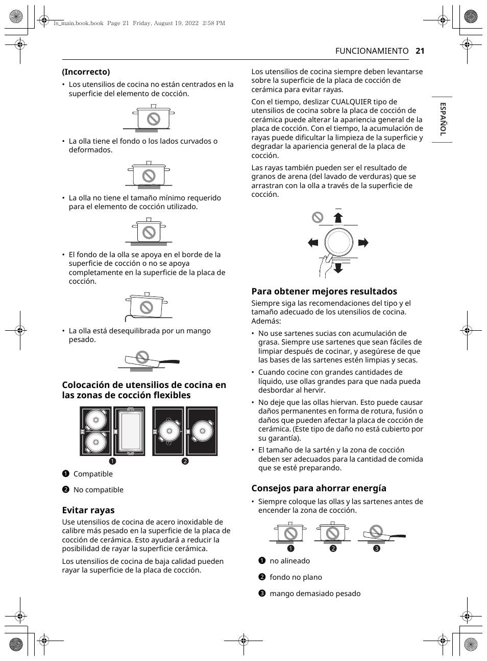 LG Studio 36 Inch Induction Cooktop Owners Guide User Manual | Page 69 / 148