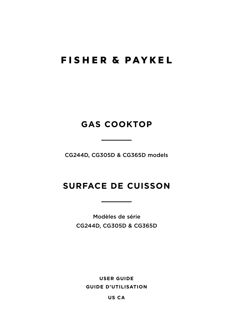 Fisher & Paykel Series 7 Contemporary Series 30 Inch Gas Cooktop User Guide User Manual | 38 pages