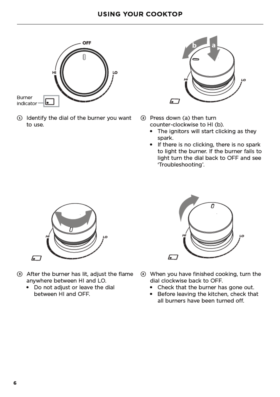 Fisher & Paykel Series 7 Contemporary Series 30 Inch Gas Cooktop User Guide User Manual | Page 8 / 38