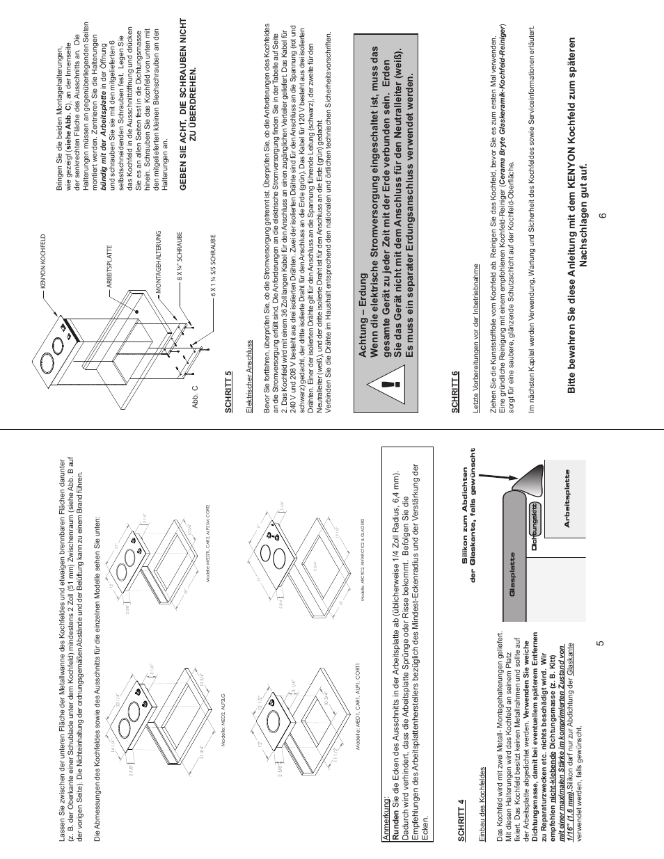 Kenyon Mediterranean Series 24 Inch Electric Cooktop Owners Manual User Manual | Page 20 / 36