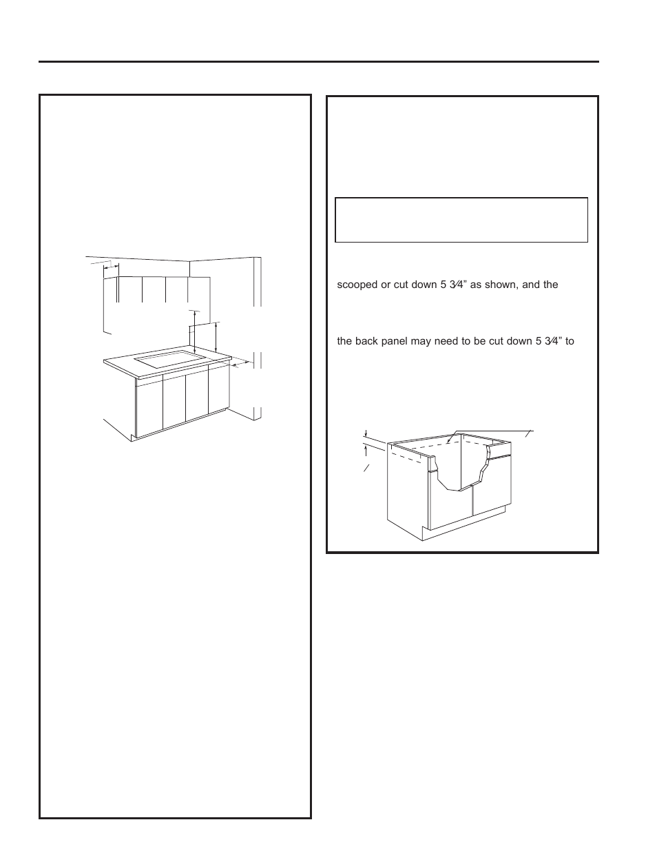 Installation preparation, Preparing for installation, Preparing the base cabinet | GE Profile 30 Inch Electric Cooktop Owners Guide User Manual | Page 17 / 58