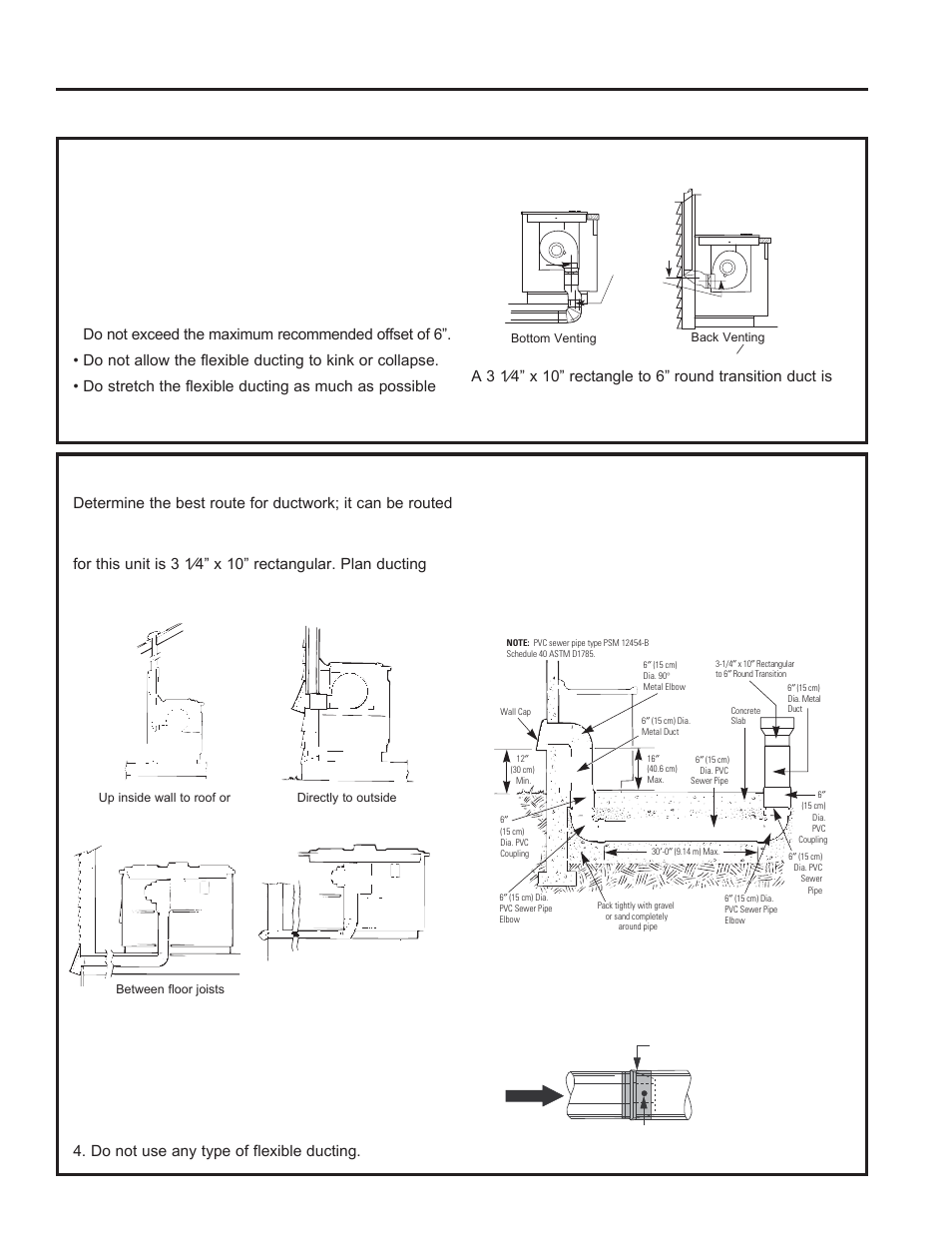 Installation preparation (cont.), Prepare for ductwork, Blower to ductwork alignment | GE Profile 30 Inch Electric Cooktop Owners Guide User Manual | Page 19 / 58