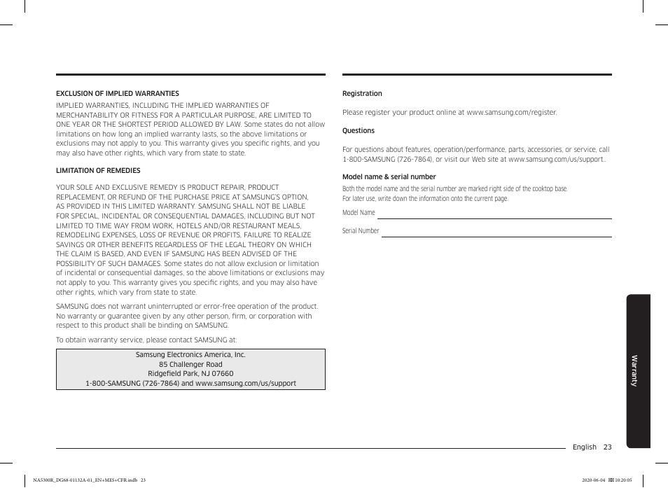 Samsung 36 Inch Gas Cooktop User Manual User Manual | Page 23 / 84