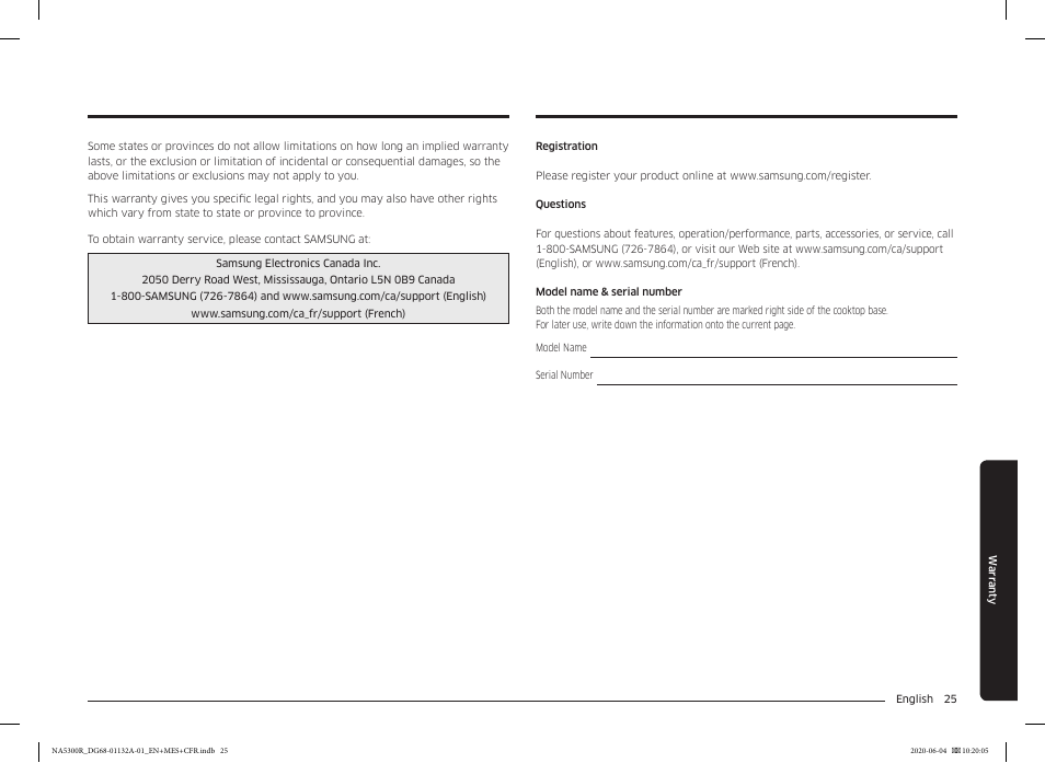 Samsung 36 Inch Gas Cooktop User Manual User Manual | Page 25 / 84