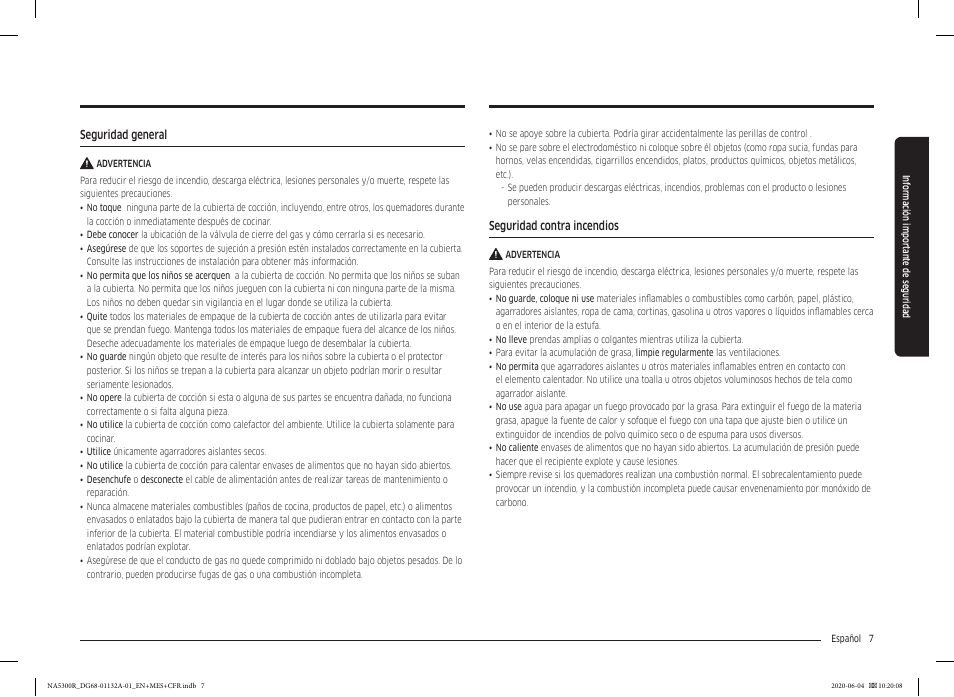 Samsung 36 Inch Gas Cooktop User Manual User Manual | Page 35 / 84
