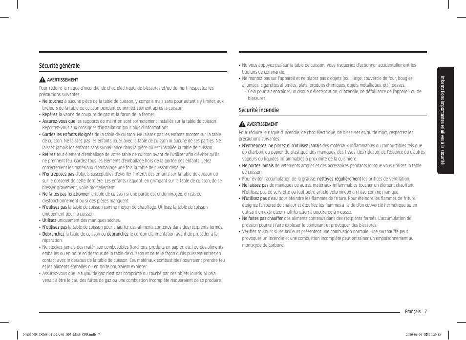 Samsung 36 Inch Gas Cooktop User Manual User Manual | Page 63 / 84