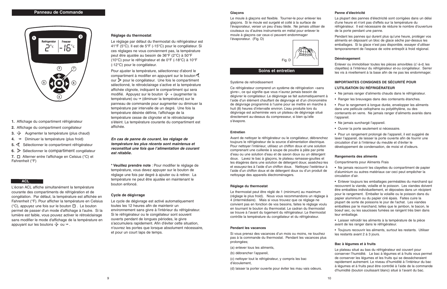 Danby DFF1044W/BLS User Manual | Page 12 / 12