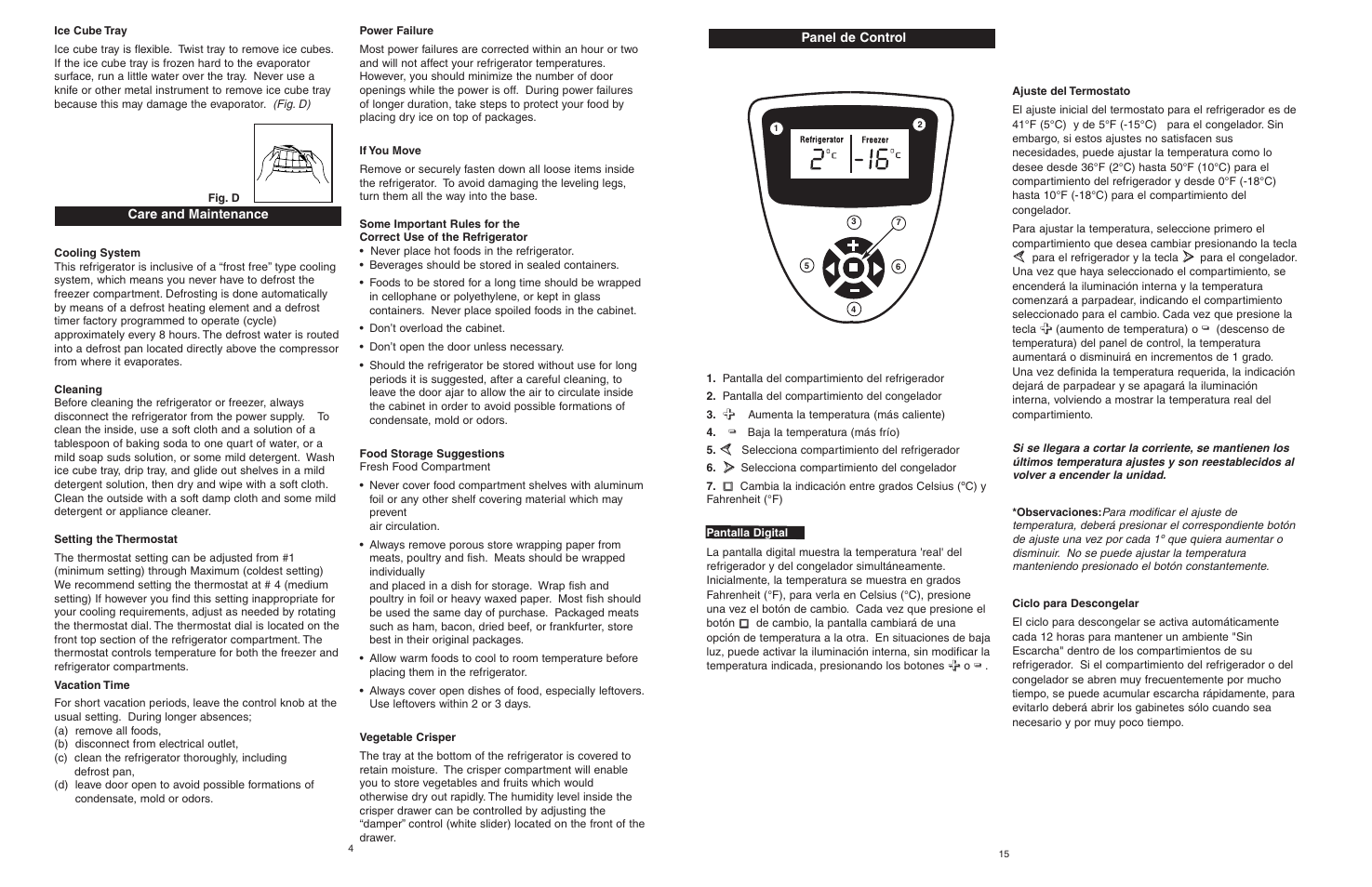 Danby DFF1044W/BLS User Manual | Page 6 / 12