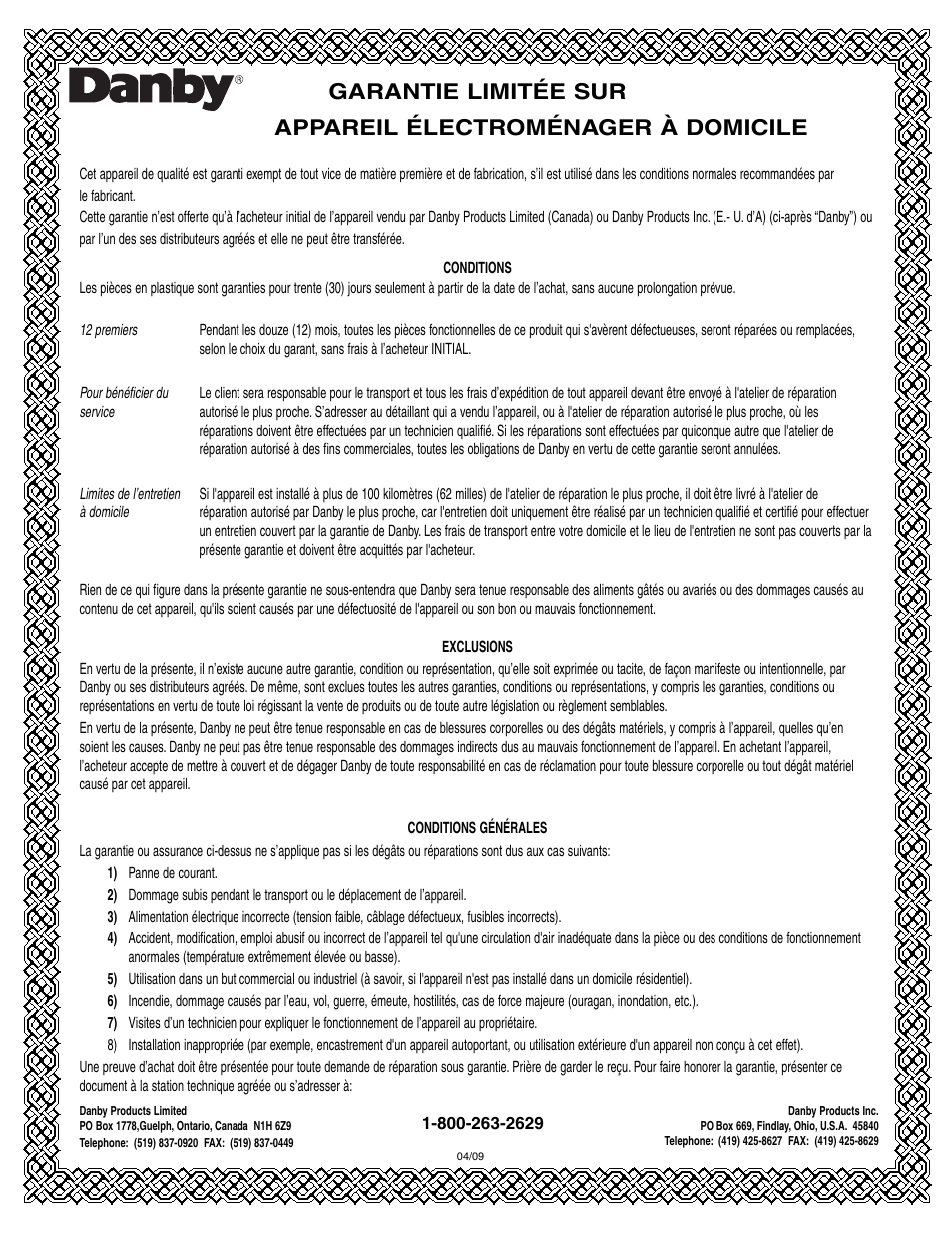 Danby DKC146SLDB User Manual | Page 30 / 45