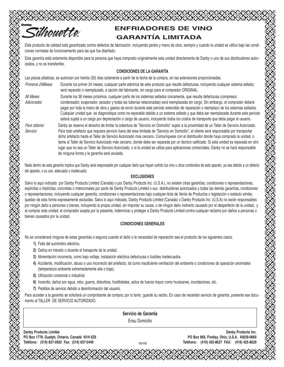 Danby DWC516BLS User Manual | Page 37 / 38