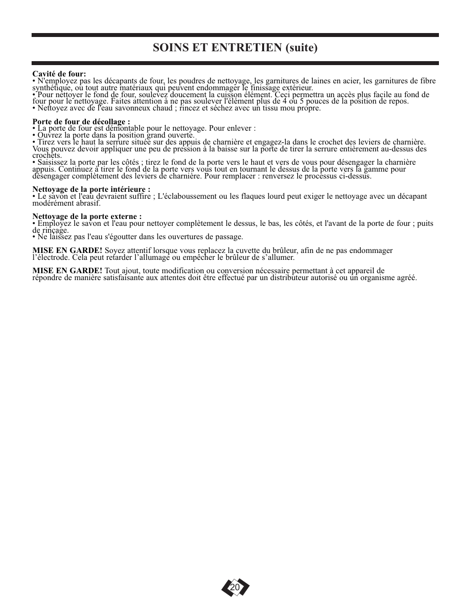 Soins et entretien (suite) | Danby DR2009WGLP User Manual | Page 32 / 35