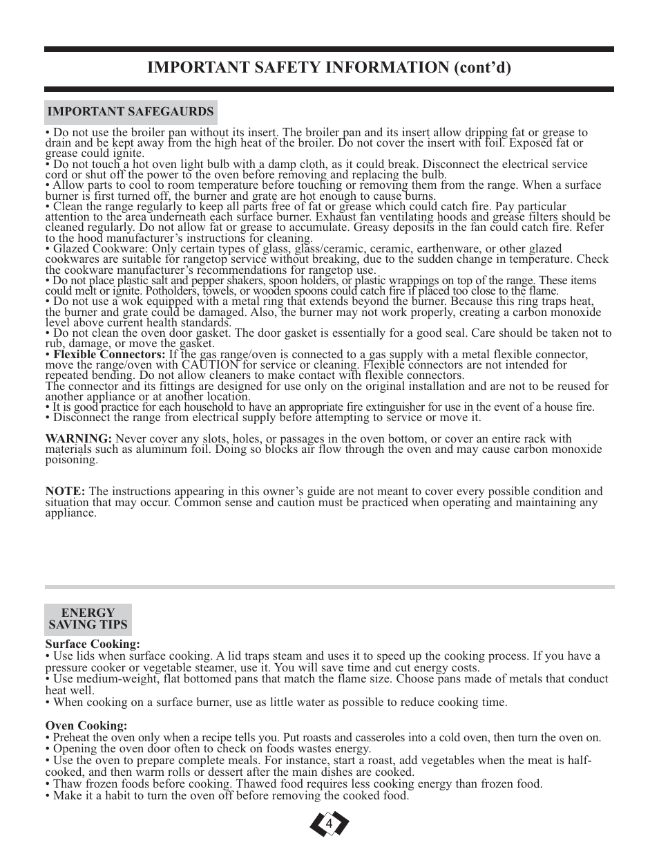 Important safety information (cont’d) | Danby DR299BLSGLP User Manual | Page 5 / 35