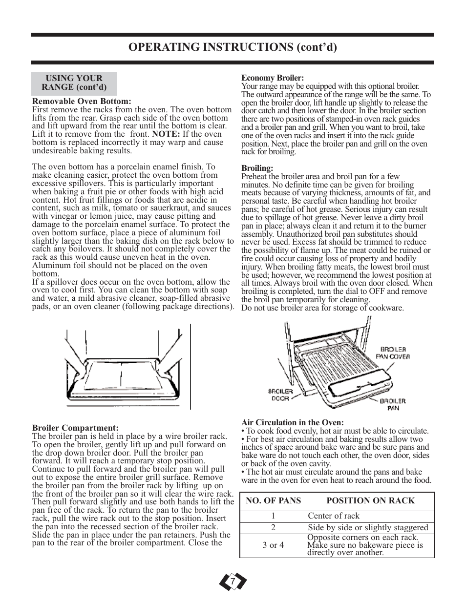 Operating instructions (cont’d) | Danby DR299BLSGLP User Manual | Page 8 / 35