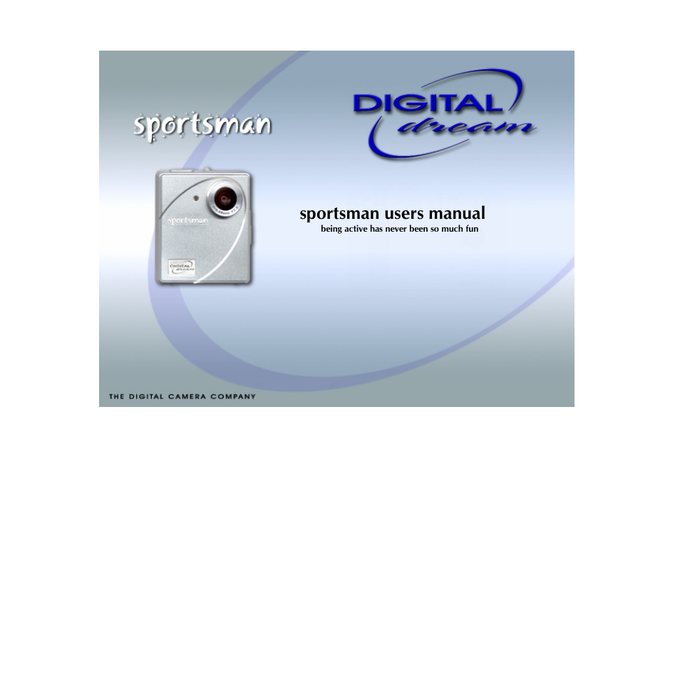 Digital Dream sportsman User Manual | 34 pages