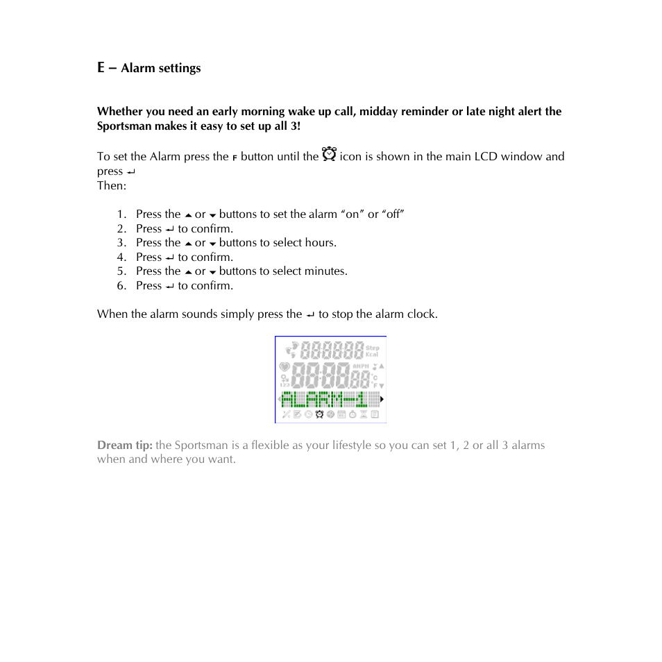 Digital Dream sportsman User Manual | Page 21 / 34