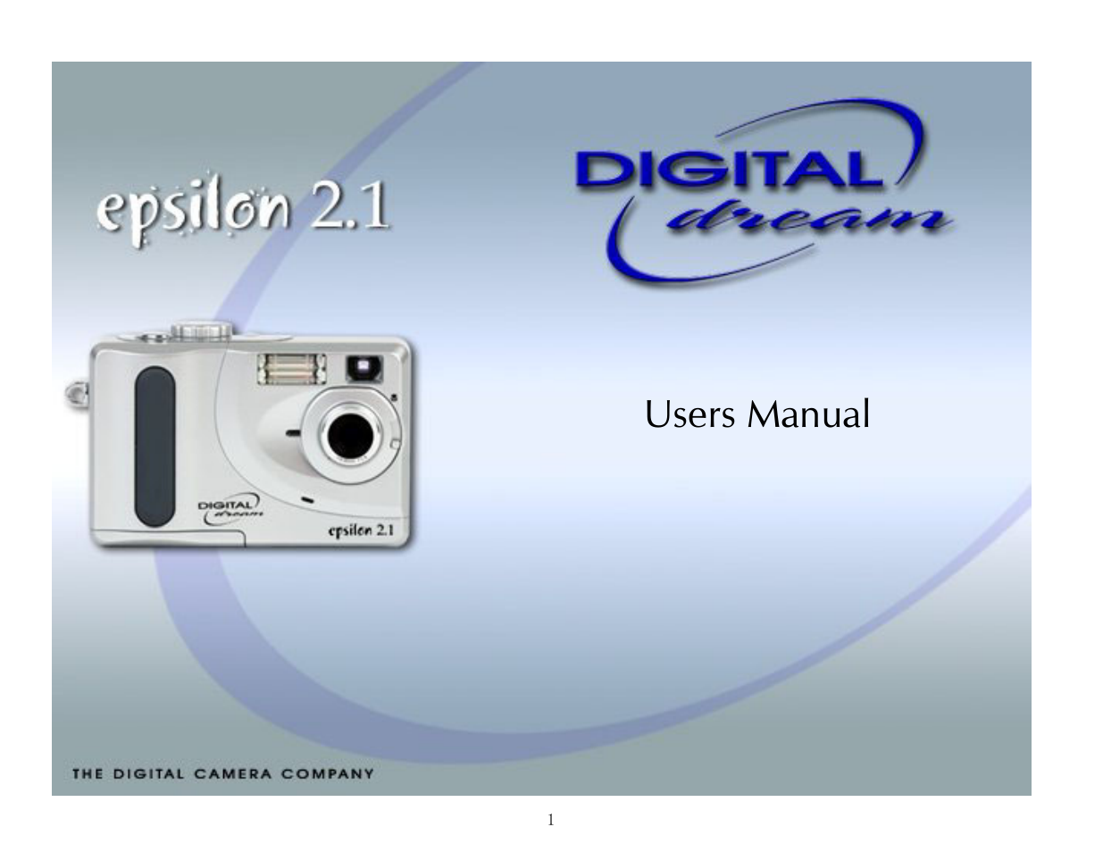 Digital Dream epsilon 2.1 User Manual | 20 pages