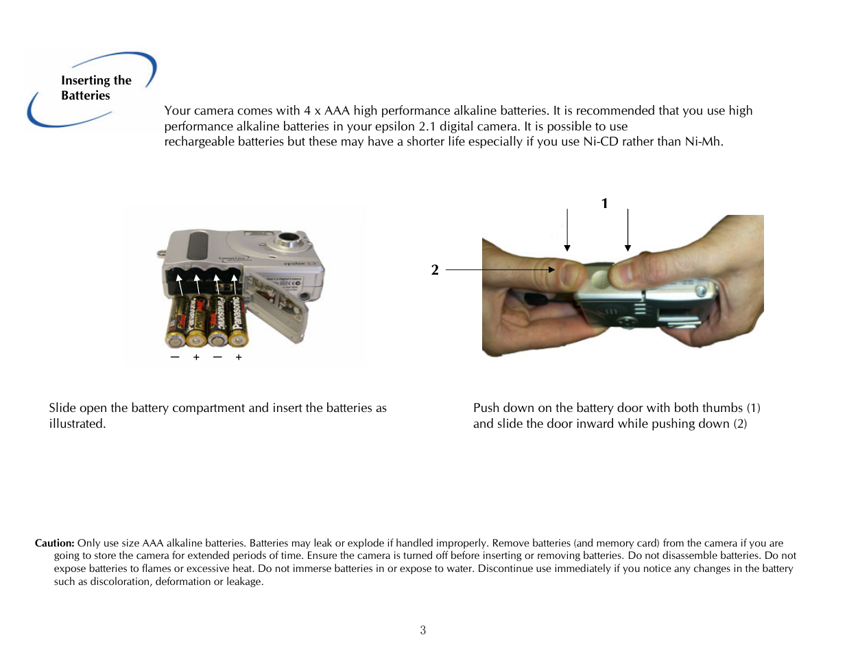 Digital Dream epsilon 2.1 User Manual | Page 3 / 20