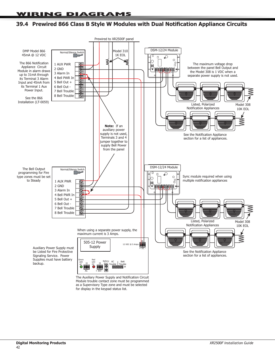 DMP Electronics XR2500F User Manual | Page 50 / 60