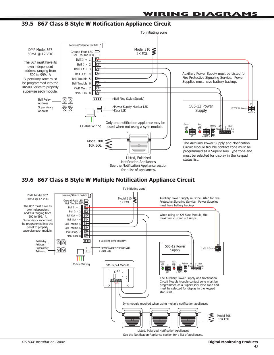 12 power supply | DMP Electronics XR2500F User Manual | Page 51 / 60