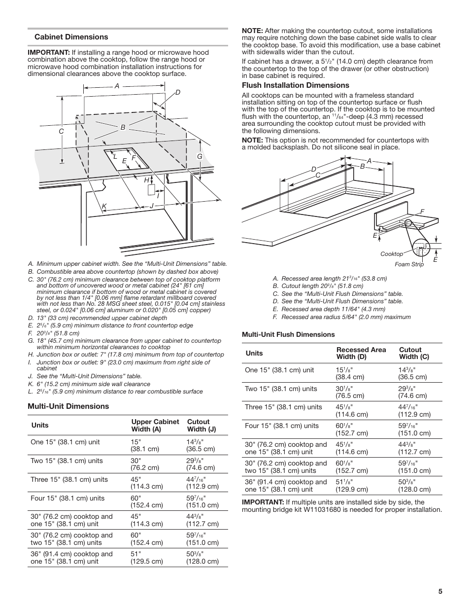 JennAir Custom Series 15 Inch Induction Wok Installation Instructions User Manual | Page 5 / 18