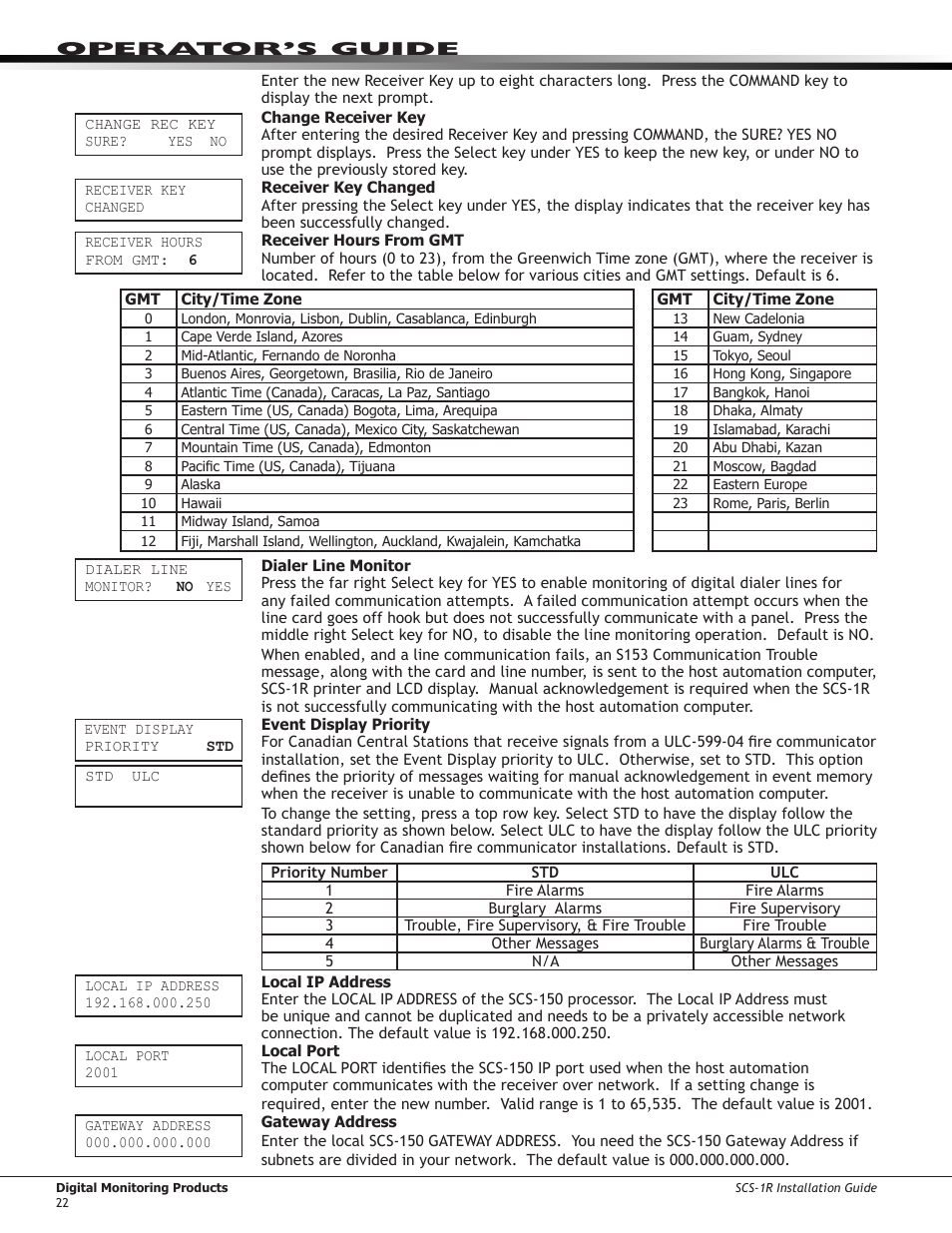 DMP Electronics Security Control Receiver SCS-1R User Manual | Page 27 / 42