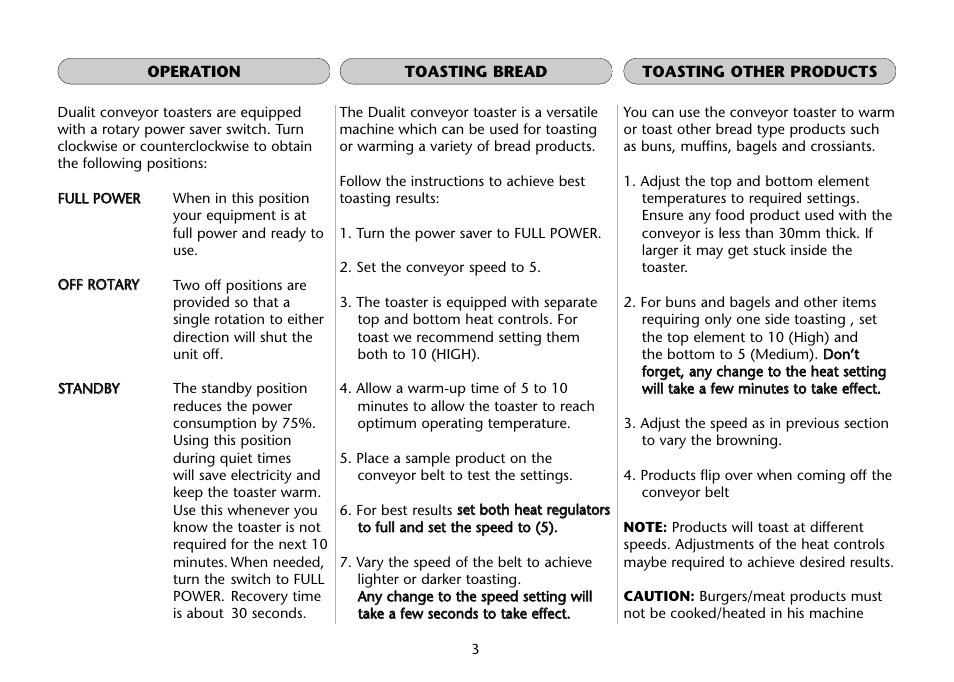Dualit DCT 2 User Manual | Page 4 / 7