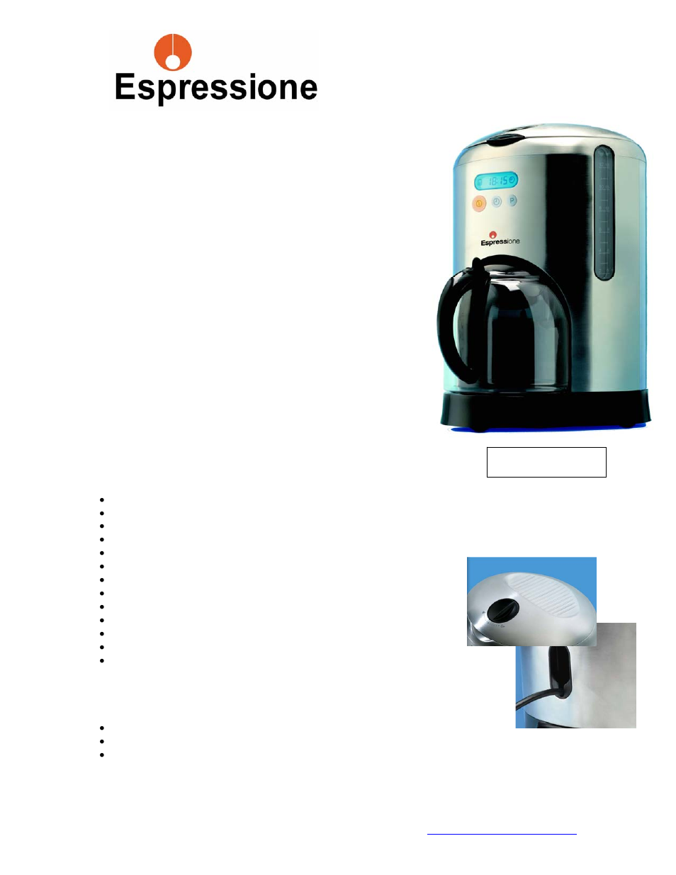 Dualit Digital Filter Coffee Machine CM-475 User Manual | 1 page