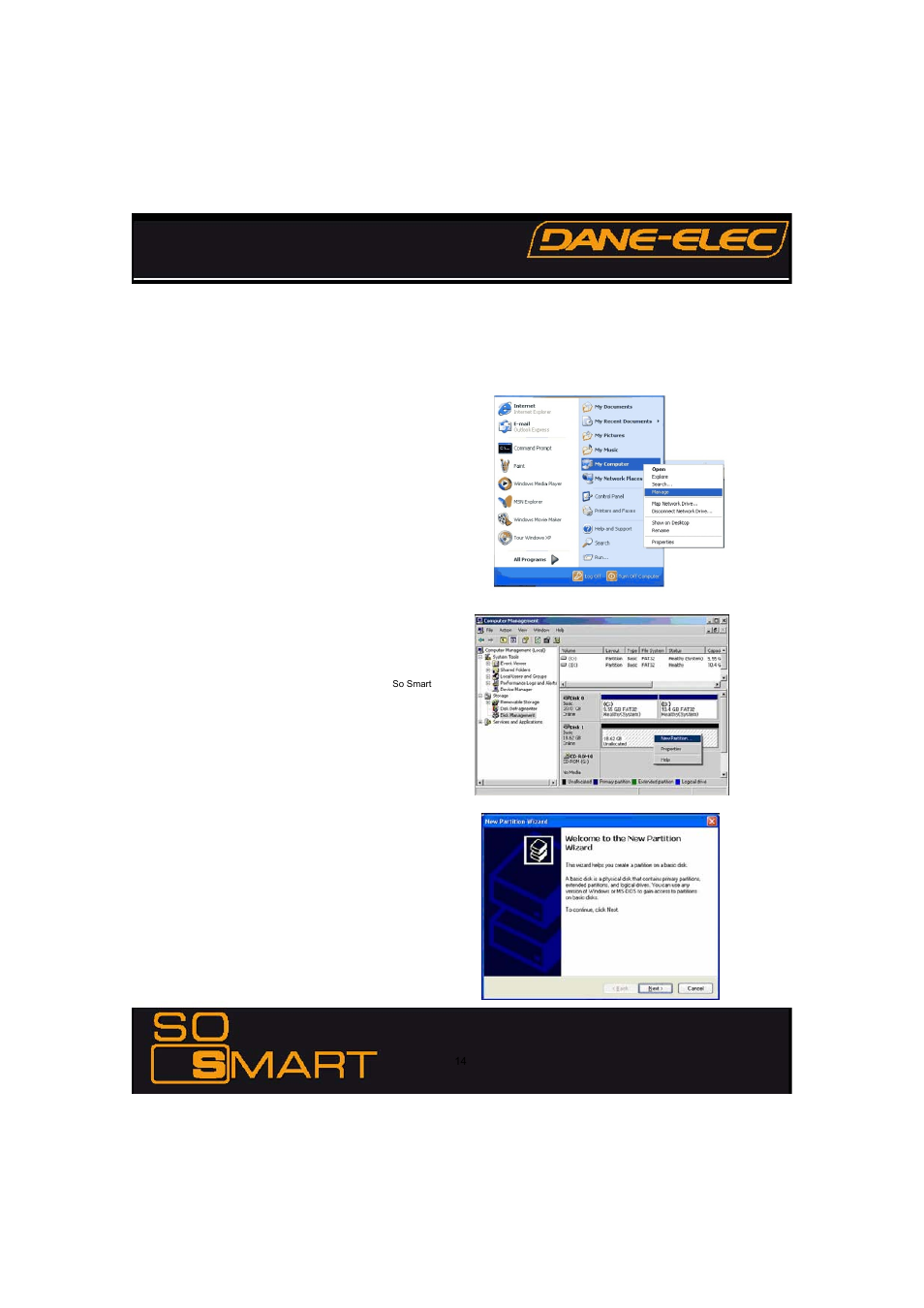 Diapositive numéro 14, Chapter 3: basic setup | Dane-Elec Memory SO SMART 802.11 User Manual | Page 14 / 53