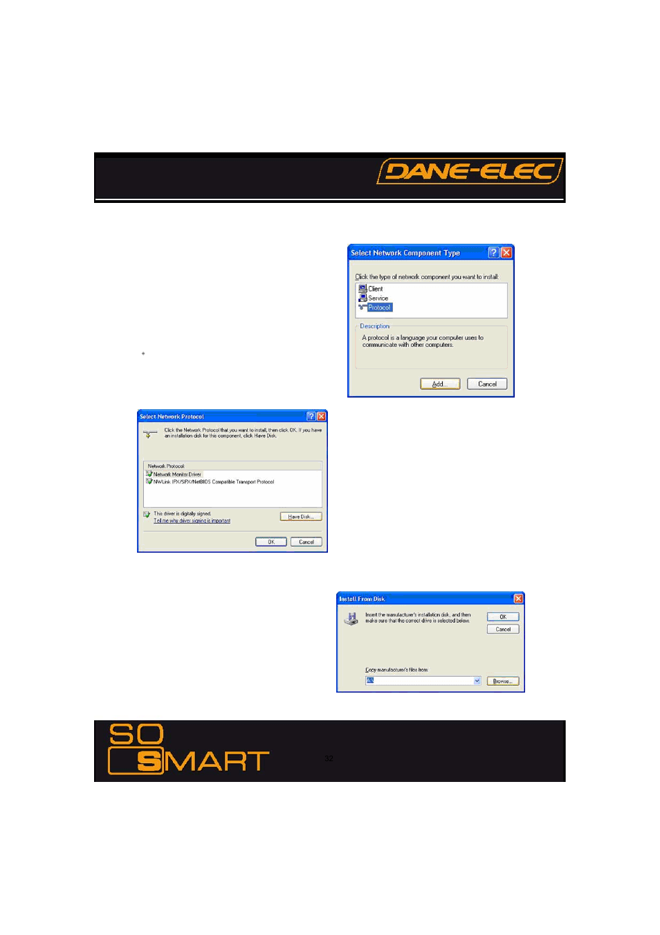 Diapositive numéro 32, Chapter 4: connecting so smart to a network | Dane-Elec Memory SO SMART 802.11 User Manual | Page 32 / 53