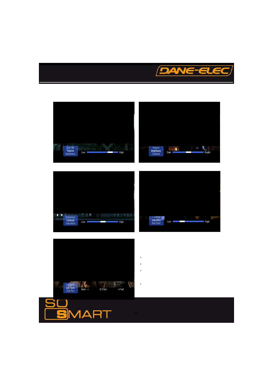 Diapositive numéro 37, Chapter 5: media playback | Dane-Elec Memory SO SMART 802.11 User Manual | Page 37 / 53